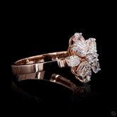 Corolla Amber Ring